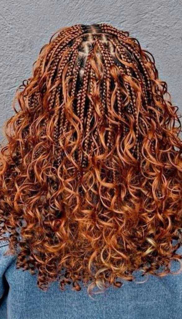 Auburn Copper Goddess Knotless (Back)