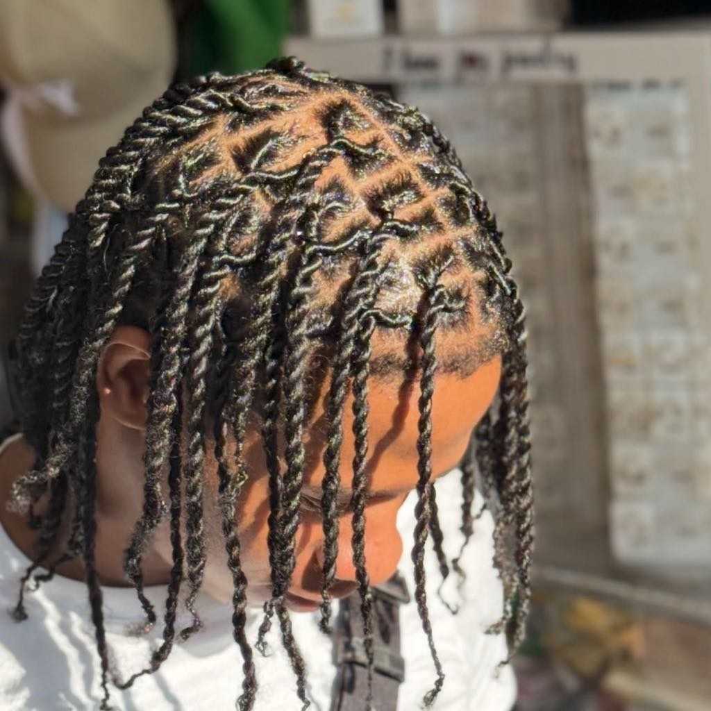 Men's Defined Two-Strand Twists